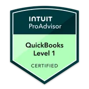 QuickBooks Level 1 Certified badge