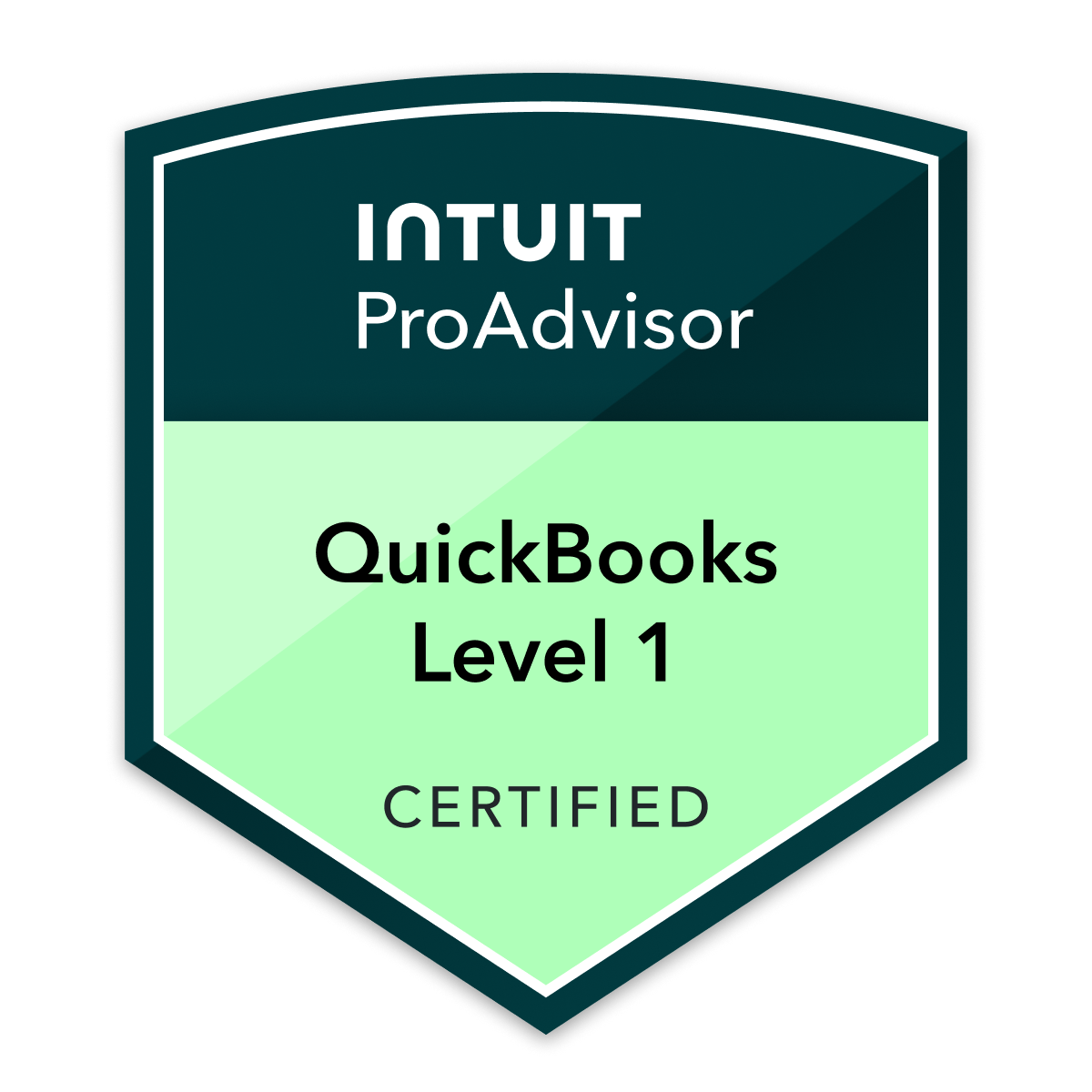 QuickBooks Level 1 Certified badge