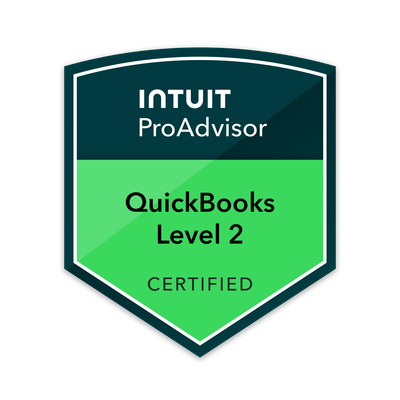 QuickBooks Level 2 Certified badge